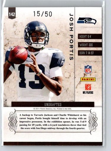 2011 Panini Plates & Patches #142 Josh Portis Gold #/50 G18