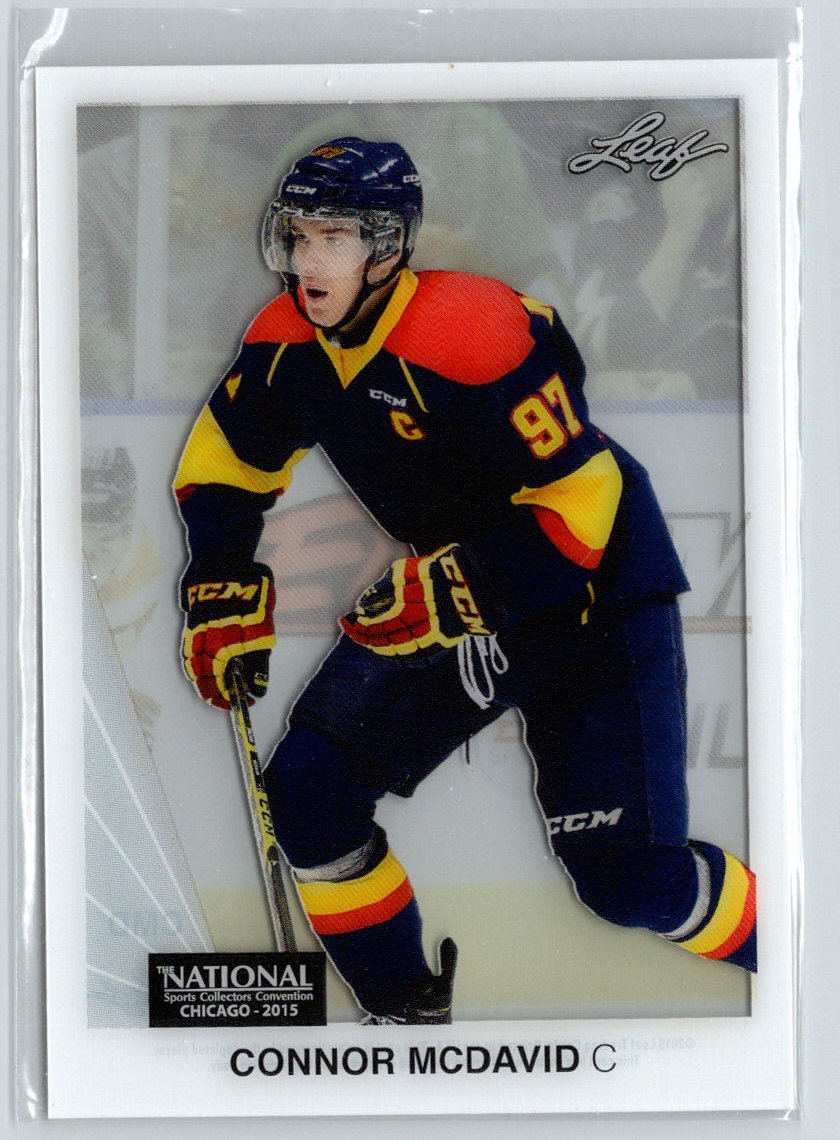 2015 Leaf National Sports Collectors Convention Acetate #CMD Connor McDavid G19