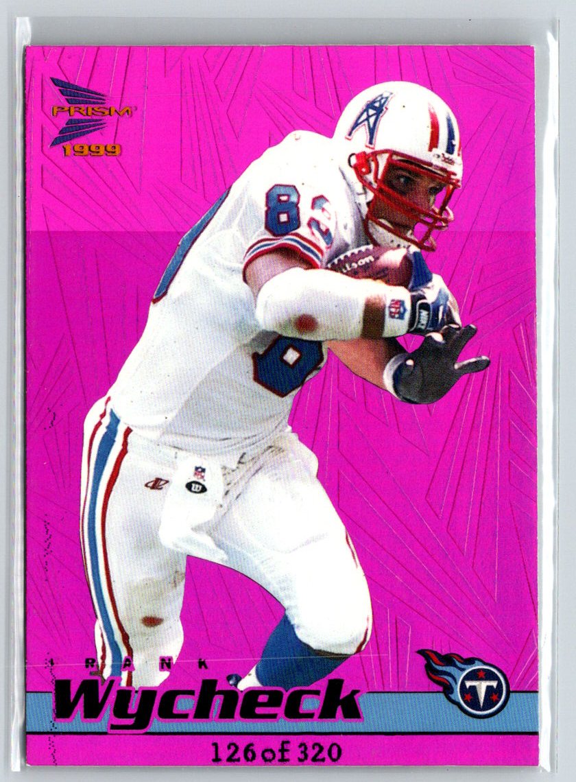 1999 Pacific Prism #146 Frank Wycheck Holographic Purple #/320 G19