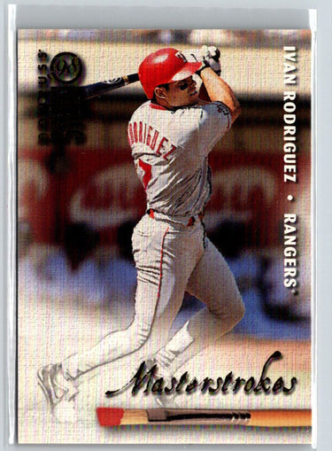 1998 Studio #4 Ivan Rodriguez Masterstrokes #/1000 G20