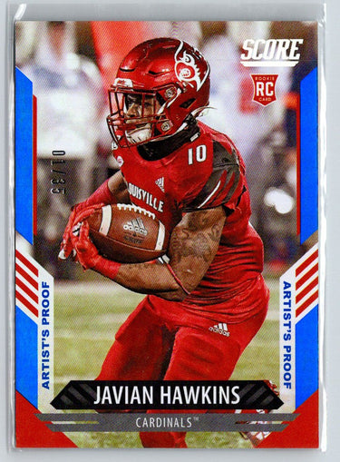 2021 Score #315 Javian Hawkins Artist Proof #/35 G20