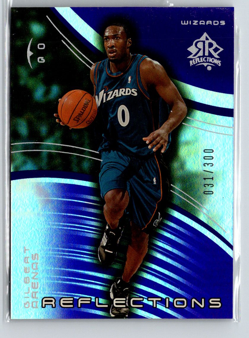 2003-04 Upper Deck  Gilbert Arenas Reflections Amethyst #/300 G20