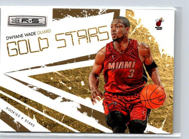 2009-10 Panini Rookies & Stars #1 Dwyane Wade Gold Stars Gold #/500 G21