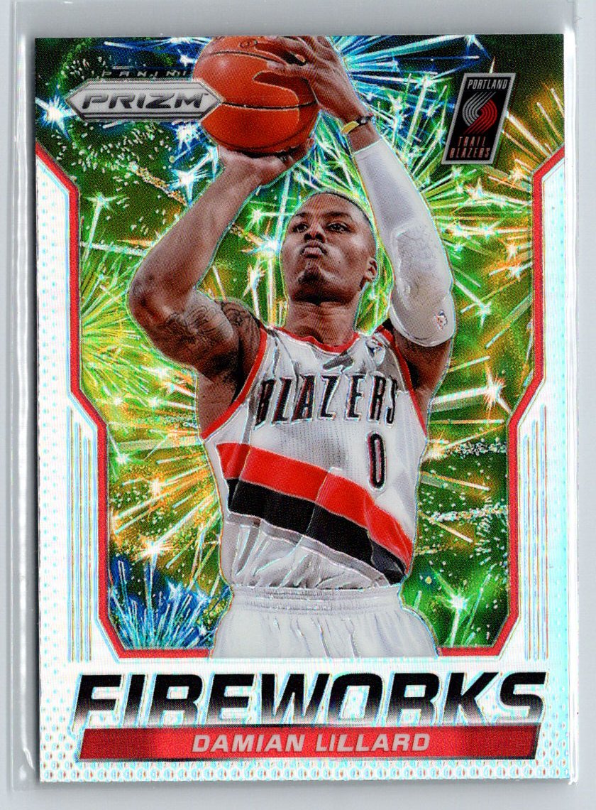 2014-15 Panini Prizm #3 Damian Lillard Fireworks G21