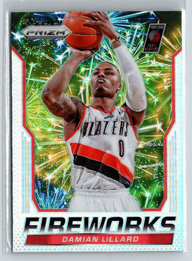 2014-15 Panini Prizm #3 Damian Lillard Fireworks G21