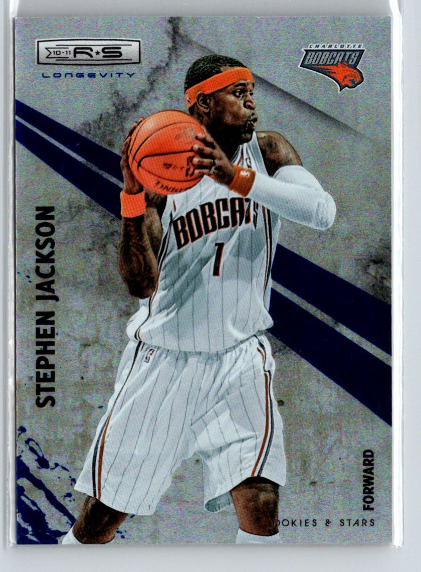 2010-11 Panini Rookies & Stars  #38 Stephen Jackson Materials Sapphire #/25 G21