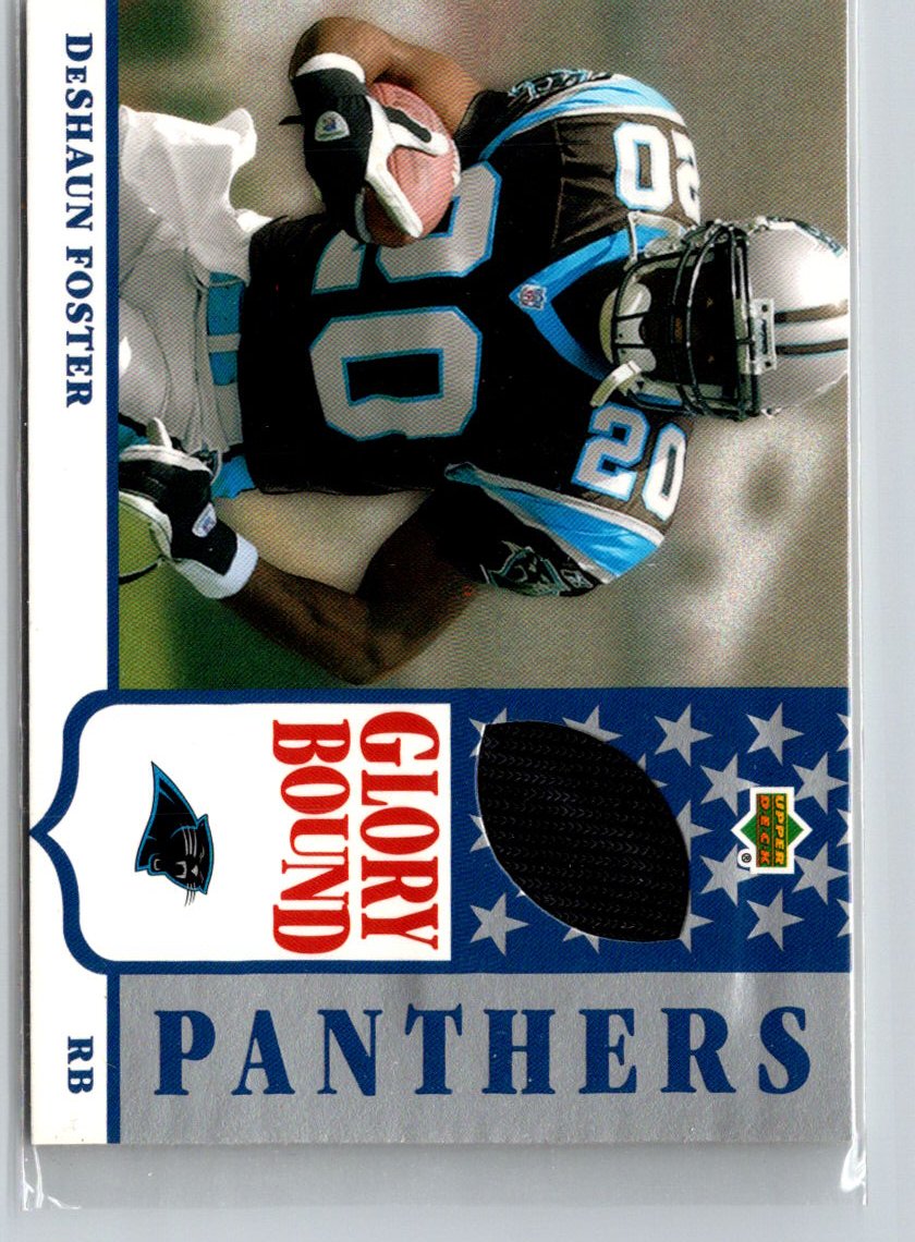 2002 UD Authentics #GBJ-DF DeShaun Foster Glory Bound Jerseys G22