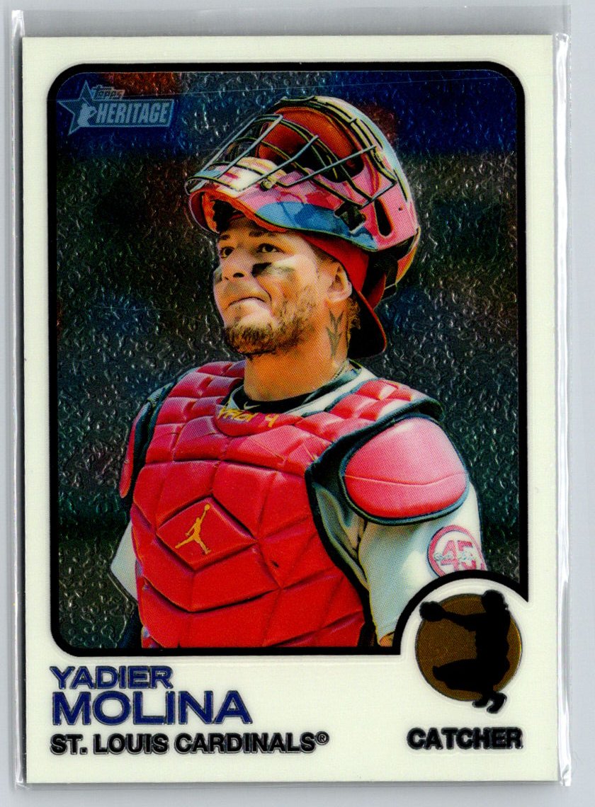2022 Topps Heritage #279 Yadier Molina Chrome #/999 G22