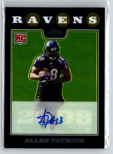 2008 Topps Chrome #TC195 Allen Patrick Rookie Autographs G24