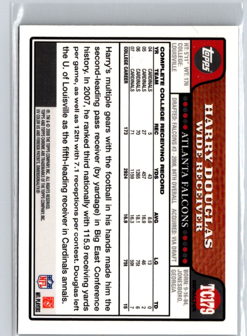 2008 Topps Chrome #TC179 Harry Douglas Xfractors G24