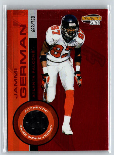 2001 Pacific Invincible #10 Jammi German Red #/750 G24