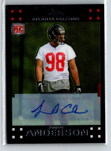 2007 Topps Chrome #TC230 Jamaal Anderson Rookie Autographs G24