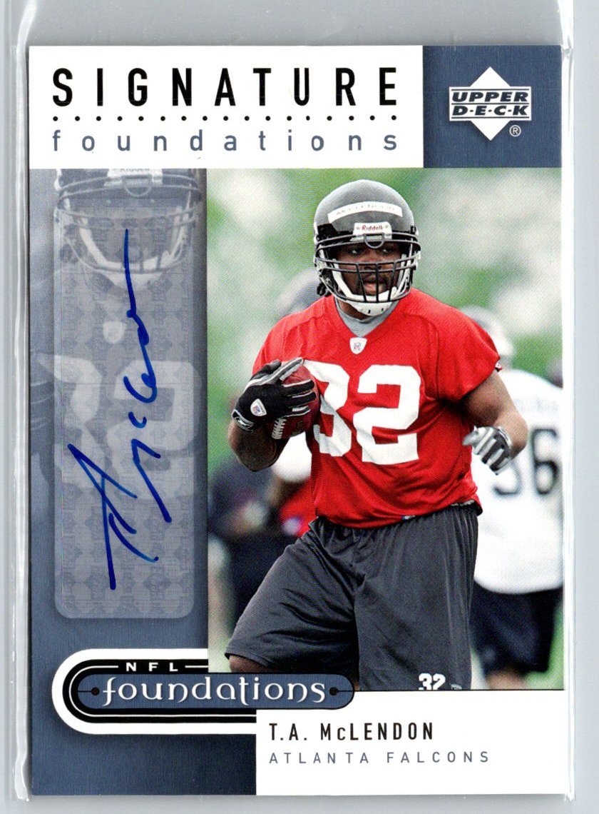 2005 Upper Deck Foundations #SF-TM T.A. McLendon Signature Silver G24