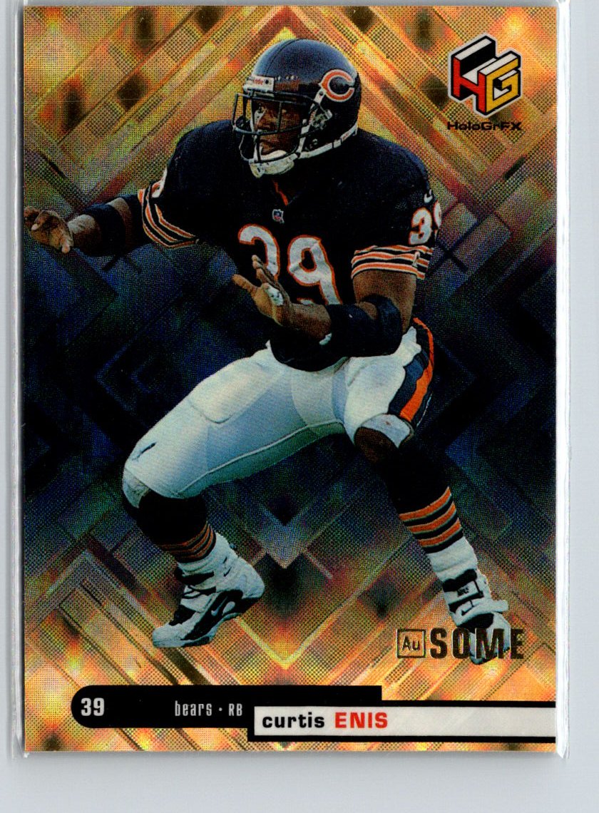 1999 Upper Deck HoloGrFX #AU7 Curtis Enis AuSome G25