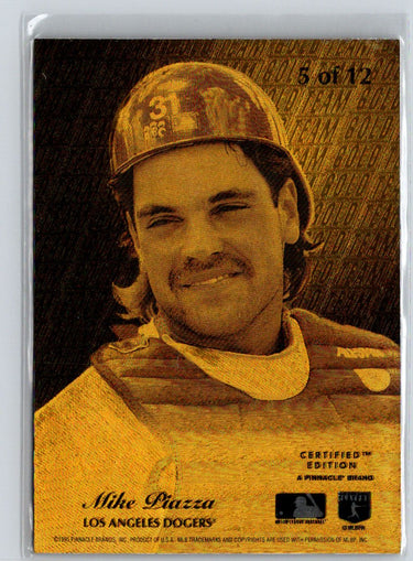 1995 Select Certified Edition Gold Team Mike Piazza #5 G26