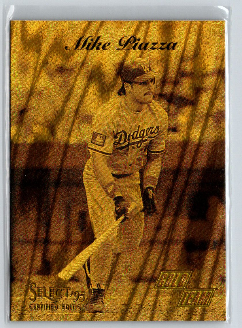 1995 Select Certified Edition Gold Team Mike Piazza #5 G26