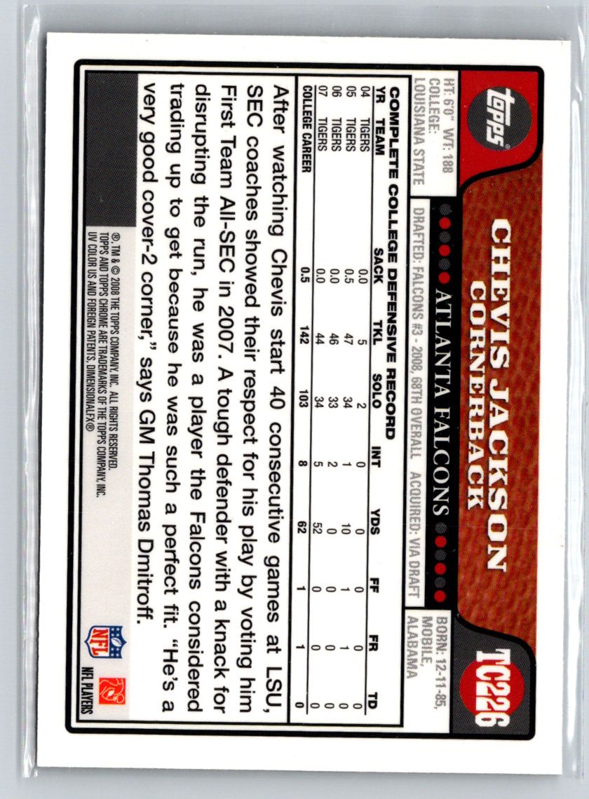 2008 Topps Chrome #TC226 Chevis Jackson G26