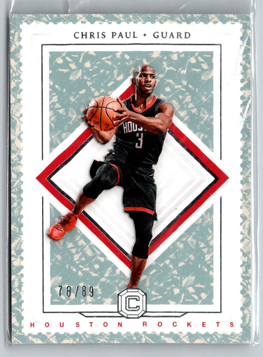 2017-18 Panini Cornerstones #55 Chris Paul Crystal #/89 G27