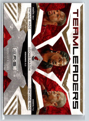 2009-10 Rookies & Stars #15 Dwyane Wade Udonis Haslem Team Gold #/500 G27