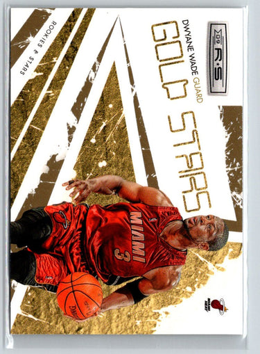 2009-10 Panini Rookies & Stars #1 Dwyane Wade Gold Stars Gold #/500 G27