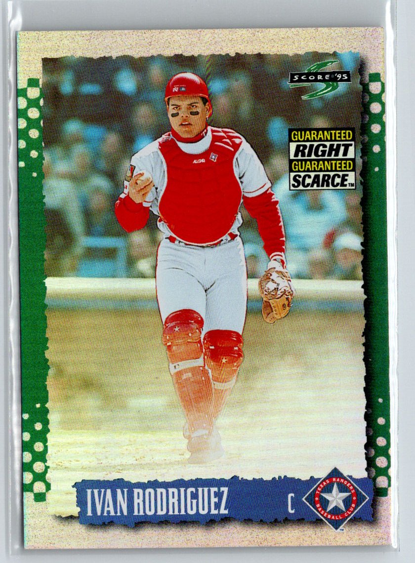 1995 Score #AD2 Ivan Rodriguez Print Ad Contest Exchange G28
