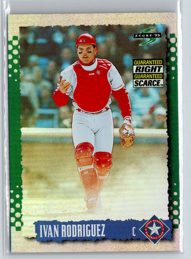 1995 Score #AD2 Ivan Rodriguez Print Ad Contest Exchange G28