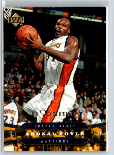 2004-05 Upper Deck #55 Adonal Foyle UD Exclusives #/100 G28