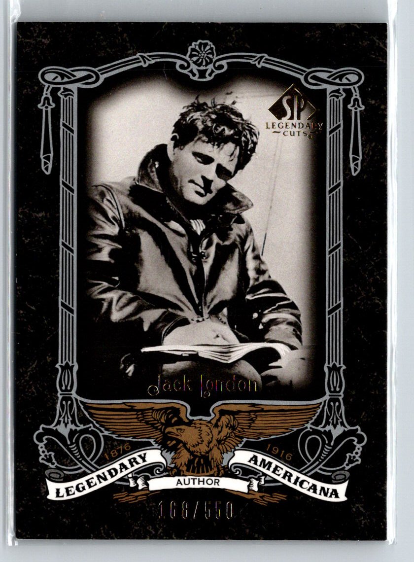 2007 SP Legendary Cuts Jack London Legendary Americana #/550 G29