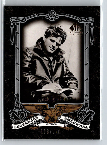 2007 SP Legendary Cuts Jack London Legendary Americana #/550 G29