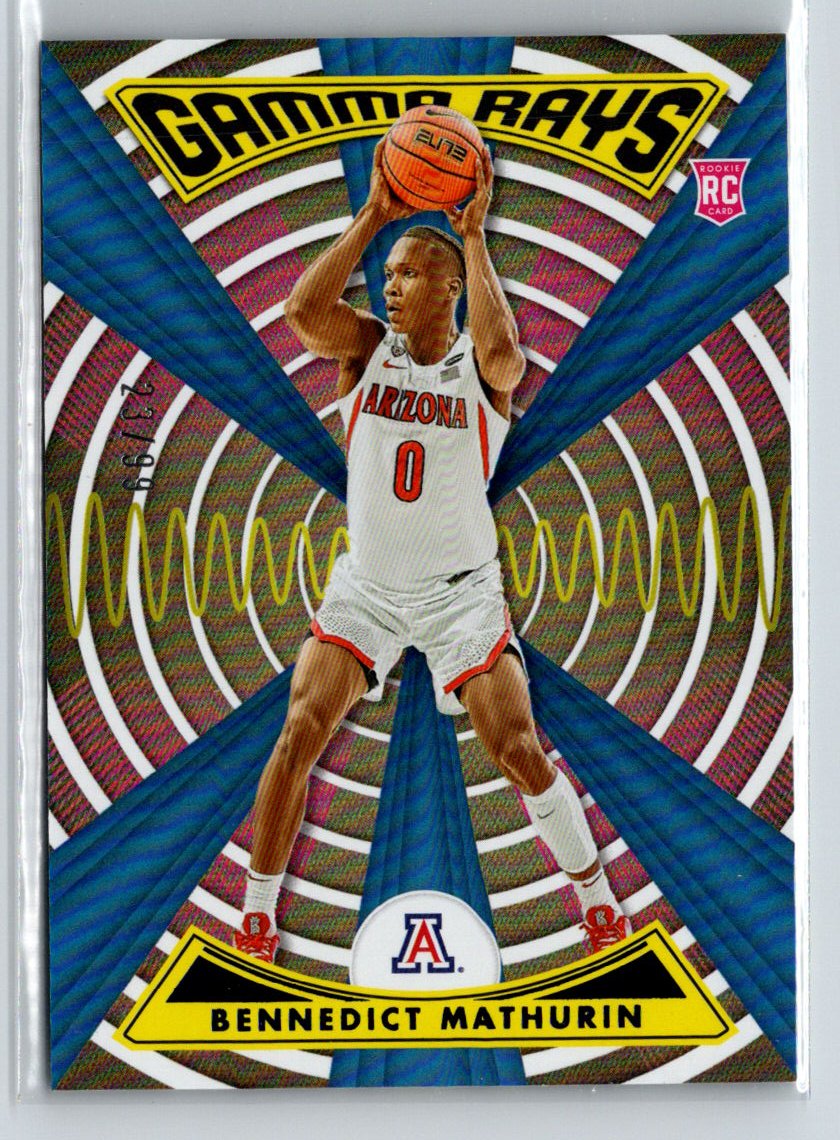 2022 Panini Chronicles Draft Picks #ZG-BEN Bennedict Mathurin Gamma Rays G29
