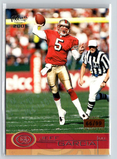 2001 Pacific #380 Jeff Garcia Hobby LTD #/99 G29