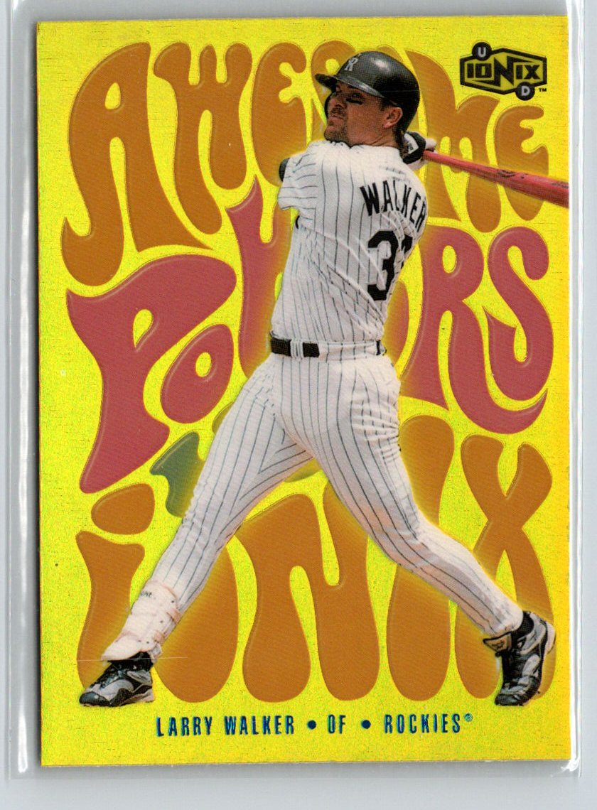 2000 UD Ionix #AP9 Larry Walker Awesome Powers G31