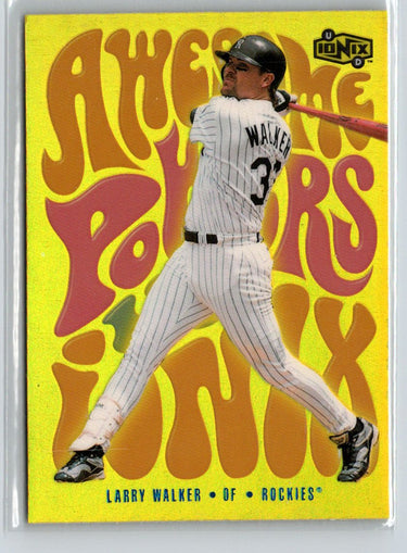 2000 UD Ionix #AP9 Larry Walker Awesome Powers G31