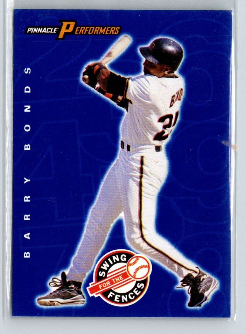 1998 Pinnacle Performers #29 Barry Bonds Swing for the Fences Players G31