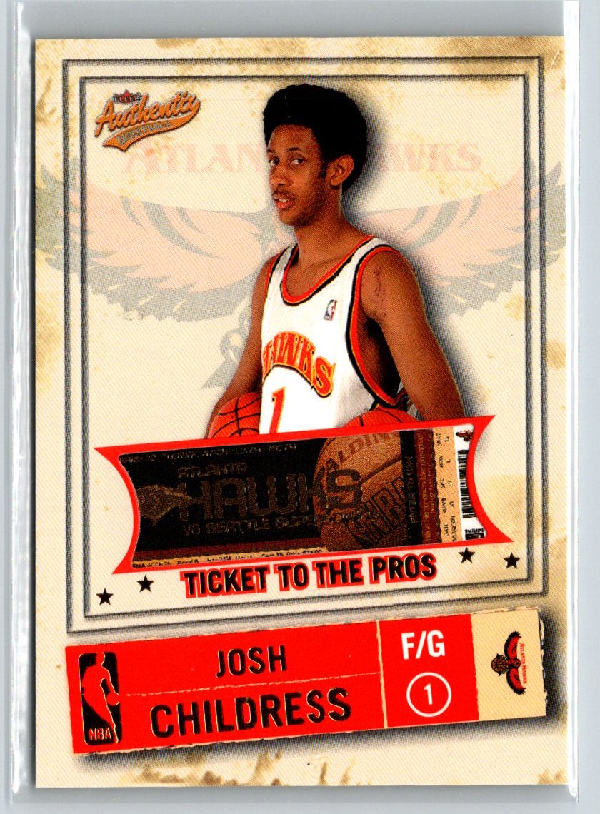 2004-05 Fleer Authentix #126 Josh Childress General Admission #/100 G31