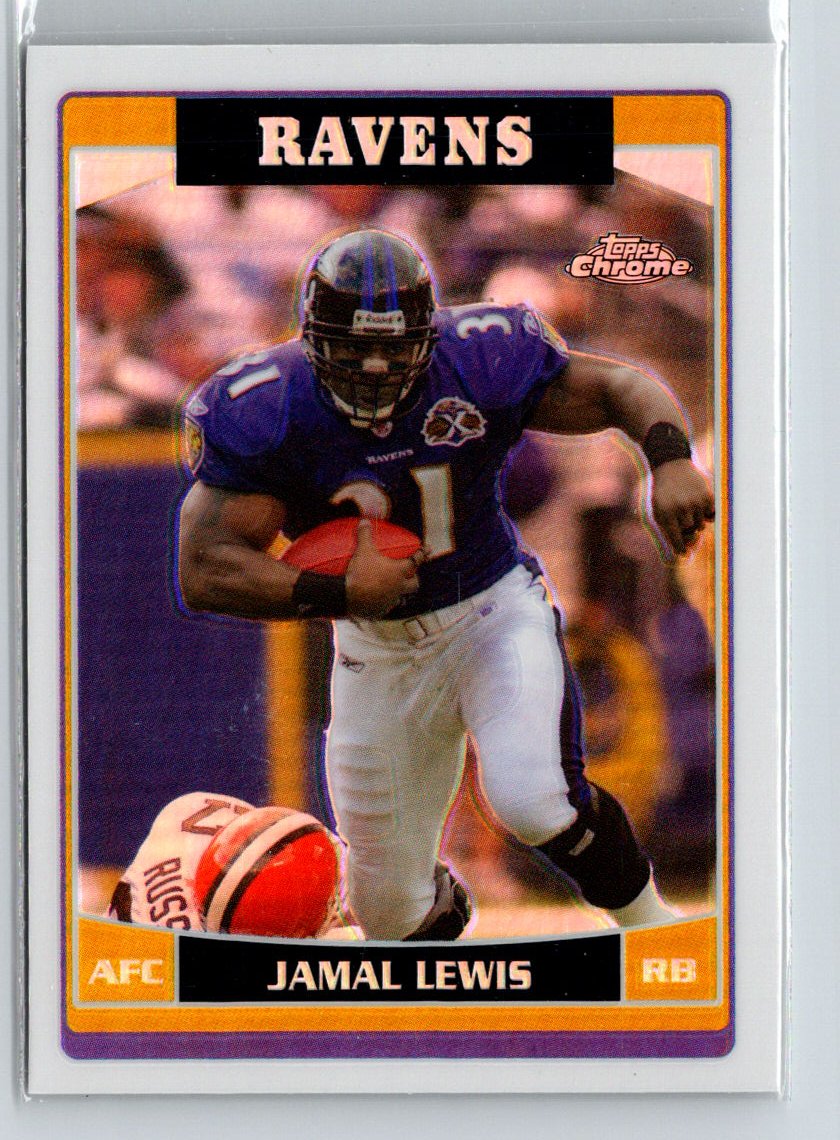 2006 Topps Chrome #161 Jamal Lewis Refractors G31