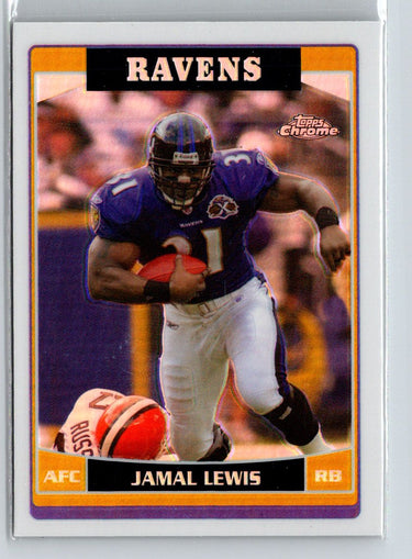 2006 Topps Chrome #161 Jamal Lewis Refractors G31