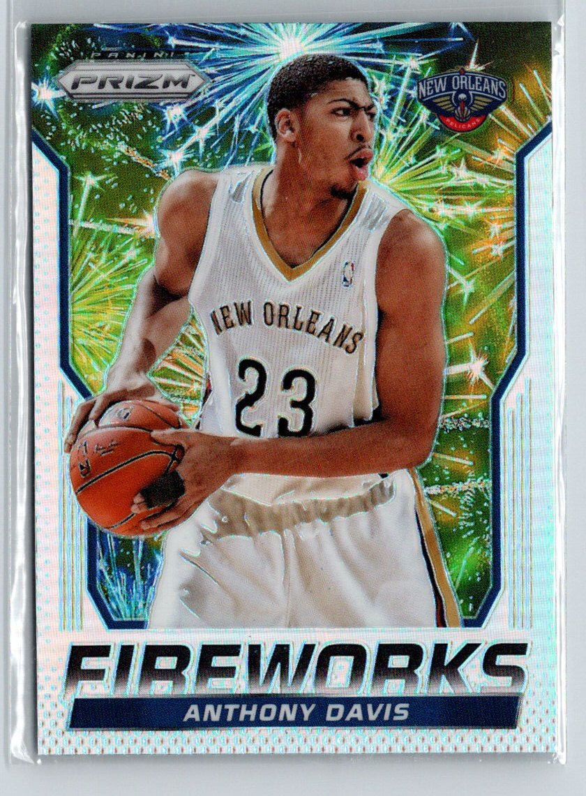 2014-15 Panini Prizm #9 Anthony Davis Fireworks Silver G31