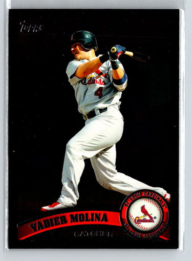 2011 Topps #90 Yadier Molina Black Border G32