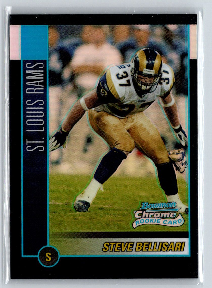 2002 Bowman Chrome #198 Steve Bellisari Refractors #/500 G32