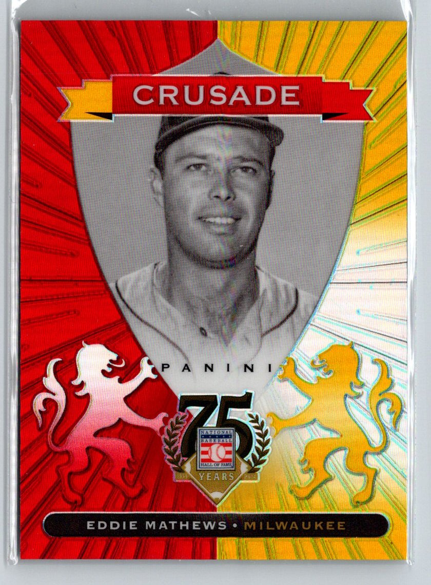 2014 Panini Hall of Fame - Crusades Red #9 Alexander Cartwright #/75 G33