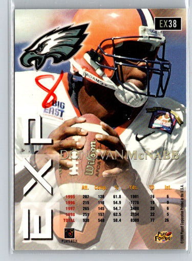 1999 Playoff Prestige EXP #EX38 Donovan McNabb G36