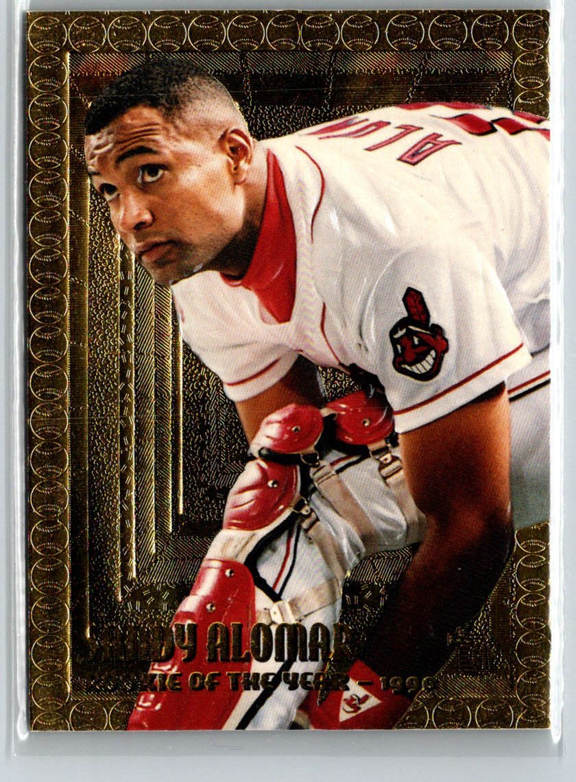 1995 Topps Embossed #105 Sandy Alomar Jr. Golden Idols G37