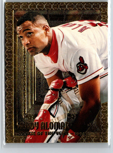 1995 Topps Embossed #105 Sandy Alomar Jr. Golden Idols G37