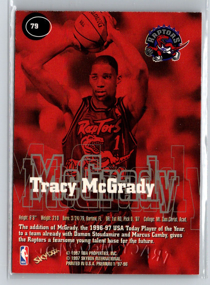 1997-98 SkyBox Premium #79 Tracy McGrady G37