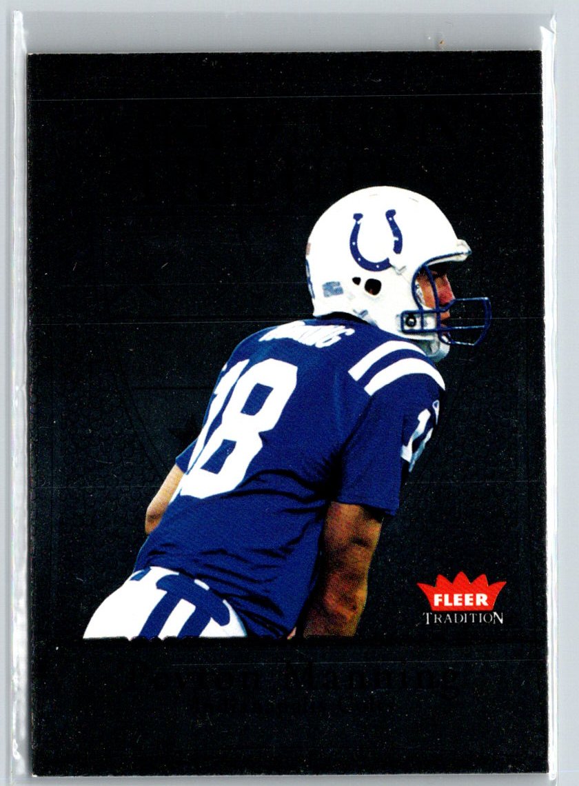 2004 Fleer Tradition #3 GT Peyton Manning Gridiron Tributes G38