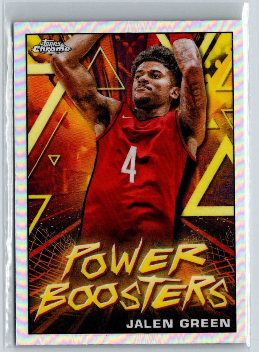 2023-24 Topps Chrome #PB-2 Jalen Green Power Boosters G38