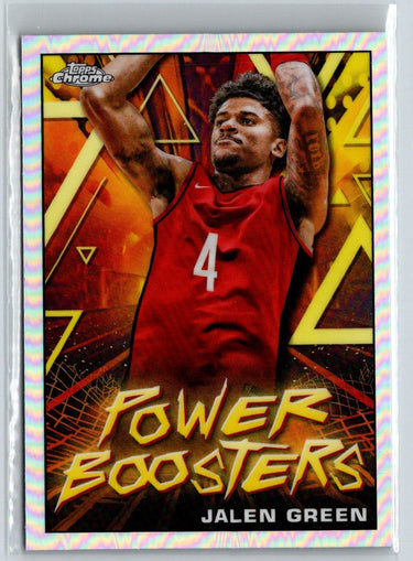 2023-24 Topps Chrome #PB-2 Jalen Green Power Boosters G38