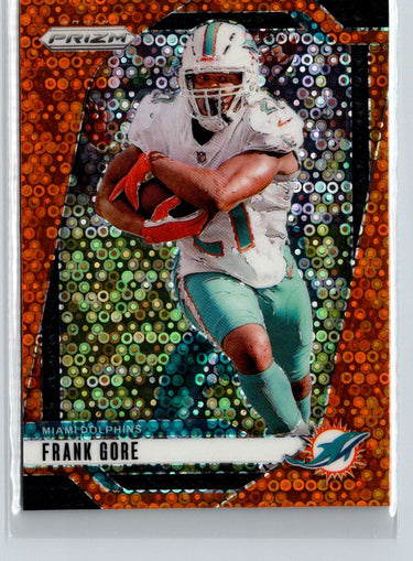 2024 Panini Prizm - Orange Disco Prizm #184 Frank Gore G39