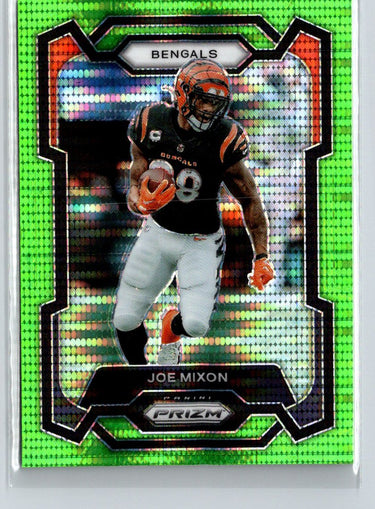 2023 Panini Prizm #58 Joe Mixon Neon Green Pulsar G39